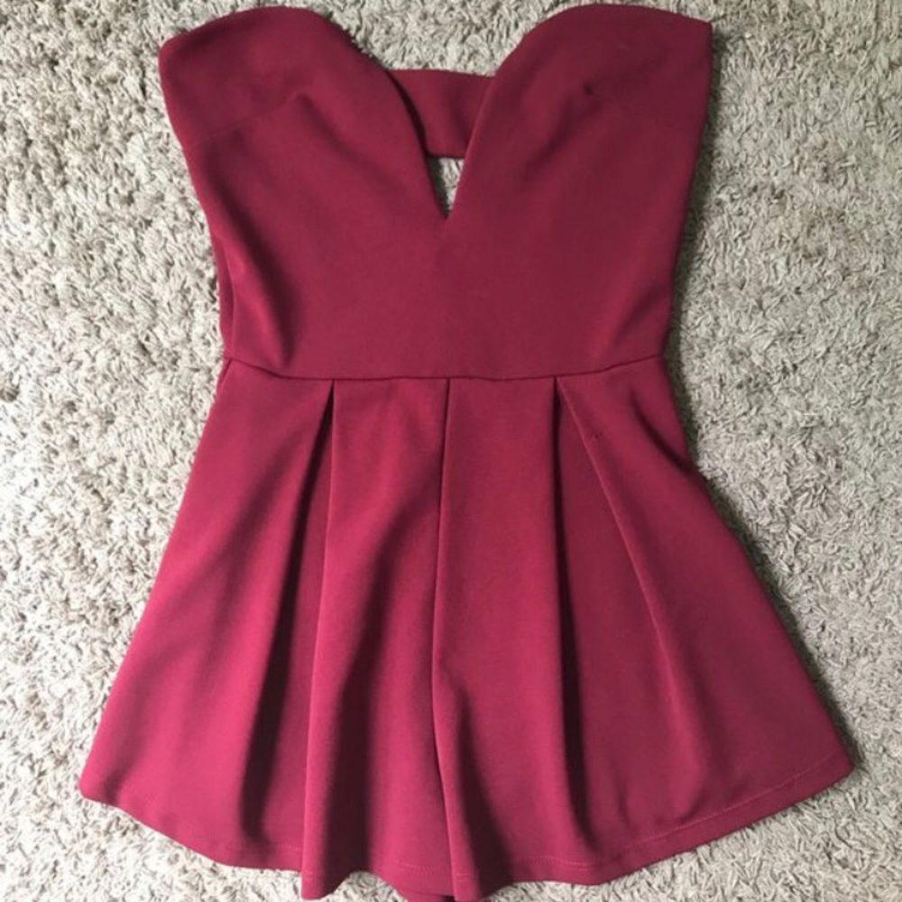 Red romper